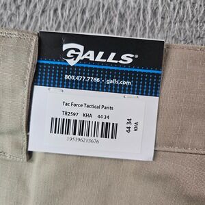 NEW GALLS Tac Force Tactical Cargo Pant Men Size 44 x 34 TR2597 Light Khaki‎